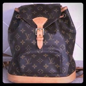 Louis Vuitton Brown Monogram Mini Montsouris Backp